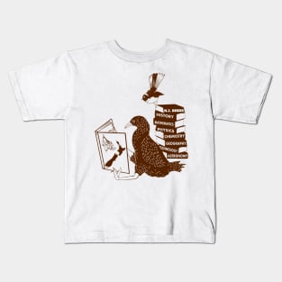 New Zealand birds reading books Kids T-Shirt